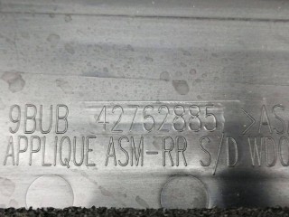 накладка двери задней правой, ориг. номер 42762885, Buick Encore GX 1 поколение 2019-2023