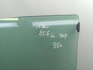 стекло двери передней левой, ориг. номер 43R-000929, Peugeot 806 1 поколение 1994-1998