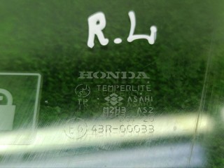 стекло двери передней левой, ориг. номер 43R00033, Honda Accord 7 поколение 2002-2006
