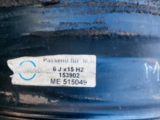 Диск штампованный, ориг. номер ME515049, Mercedes-Benz A W169 2004-2008