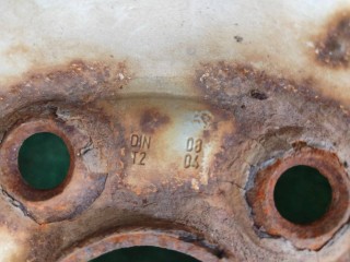 Диск штампованный, ориг. номер 2K0601027, Volkswagen Caddy 2 поколение 1995-2004