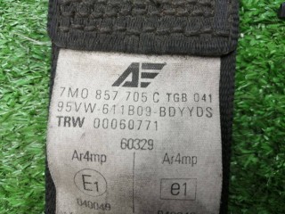 ремень безопасности передний левый, ориг. номер 7M0857705C, 95VW611B09, Volkswagen Sharan 1 поколение 1995-2000