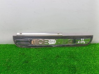 накладка внутренняя на порог задняя правая, ориг. номер 9644563880, Peugeot 407 1 поколение 2004-2008