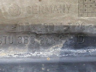накладка на порог левая, ориг. номер 3B0853855D, Volkswagen Passat B5 1996-2001