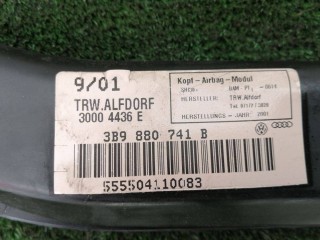 подушка безопасности боковая (шторка) левая, ориг. номер 3B9880741B, Volkswagen Passat B5 1996-2001