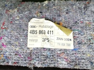 полка багажника, ориг. номер 4B5863411, Audi A6 C5 1997-2001