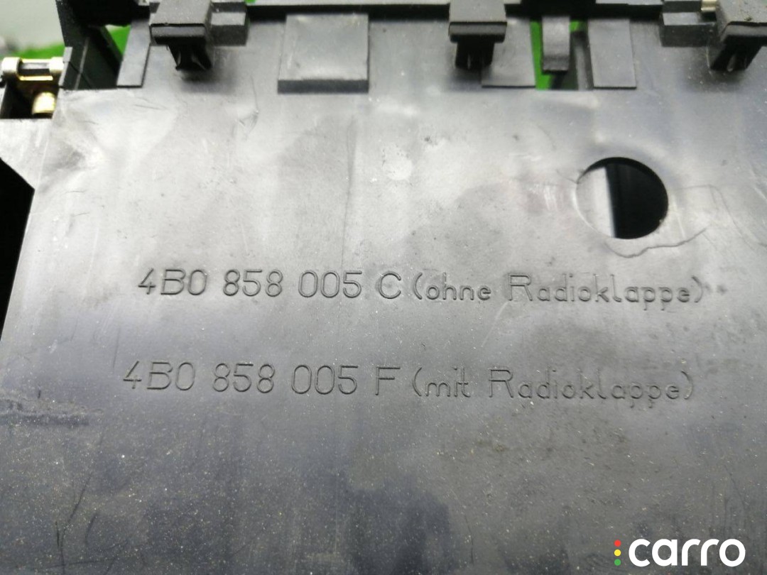 рамка магнитолы Audi A6 C5 1997-2001, 4B0858005C, фото 6