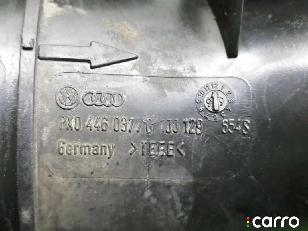 патрубок чистого воздуха (к турбине) Skoda Octavia 1 поколение 1996-2000, 1.9 л, 1J0129654S, фото 6