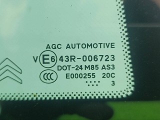 стекло кузовное правое, ориг. номер 43R006723, Citroen C3 2 поколение 2009-2013