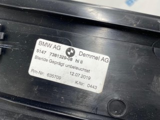 накладка внутренняя на порог задняя левая, ориг. номер 7381329, BMW 5 G30/G31 2016-2020