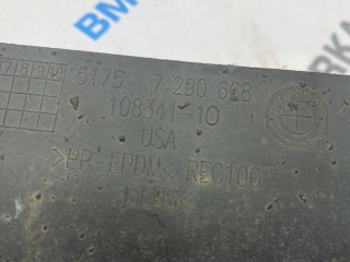 брызговик задний правый, ориг. номер 7290668, 51757290668, BMW X5 F15 2013-2018