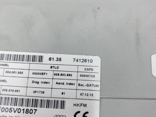 блок управления крышкой багажника, ориг. номер 7412610, BMW X5 F15 2013-2018