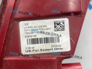 фонарь противотуманный левый, ориг. номер 7442281, BMW X6 G06 [рестайлинг] 2023-2026