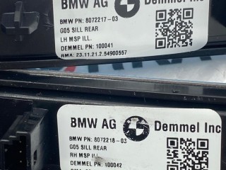 комплект накладок на пороги (внутренние), ориг. номер 8072217, 8072218, 8069271, BMW X5 G05 [рестайлинг] 2023-2026