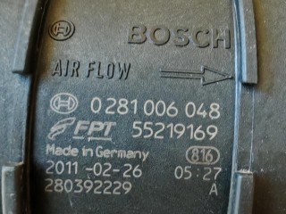 расходомер воздуха, ориг. номер 55219169, 0281006048, 504136035, IVECO Daily 4 поколение 2006-2011