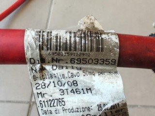 плюсовой провод аккумулятора, ориг. номер 69500963, 69503359, IVECO Daily 4 поколение 2006-2011