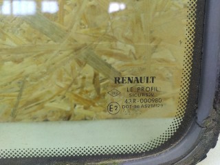 Стекло кузовное боковое левое, Renault Kangoo 1 1997-2003