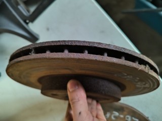 Диск тормозной передний, Ford Mondeo 3 2000-2003