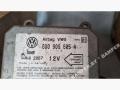 6Q0909605A блок управления подушками безопасности Volkswagen Bora 1 поколение 1999г. - фото №2