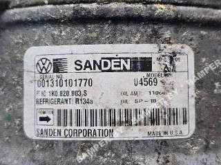 компрессор кондиционера, ориг. номер 1K0820803S, Volkswagen Passat B6 2005-2010