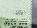 стекло двери задней левой Ford Mondeo 3 поколение [рестайлинг] 2005г. - фото №2