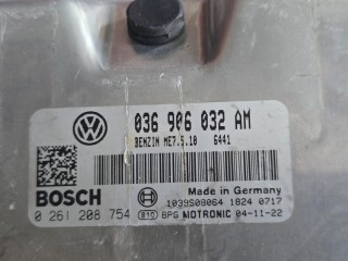 блок управления двигателем, ориг. номер 036906032AM, 0261208754, Volkswagen Golf 5 поколение 2003-2009