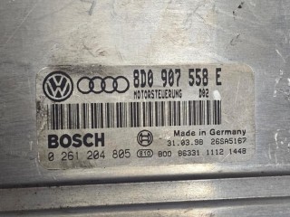 блок управления двигателем, ориг. номер 8D0907558E, 0261204805, Volkswagen Passat B5 1996-2001