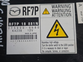 блок управления двигателем, ориг. номер RF7P, RF7P18881N, 2758006680, Mazda 5 1 поколение 2005-2007
