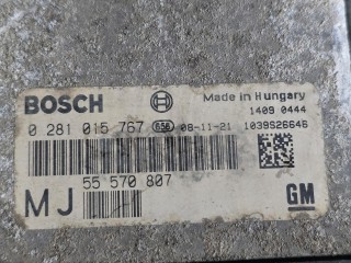 блок управления двигателем, ориг. номер 0281015767, 55570807, Opel Zafira B 2005-2008