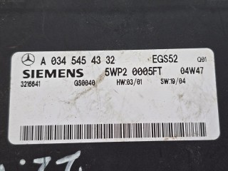 блок управления АКПП, ориг. номер A0345454332, 5WP20005FT, Mercedes-Benz C W203 2000-2004