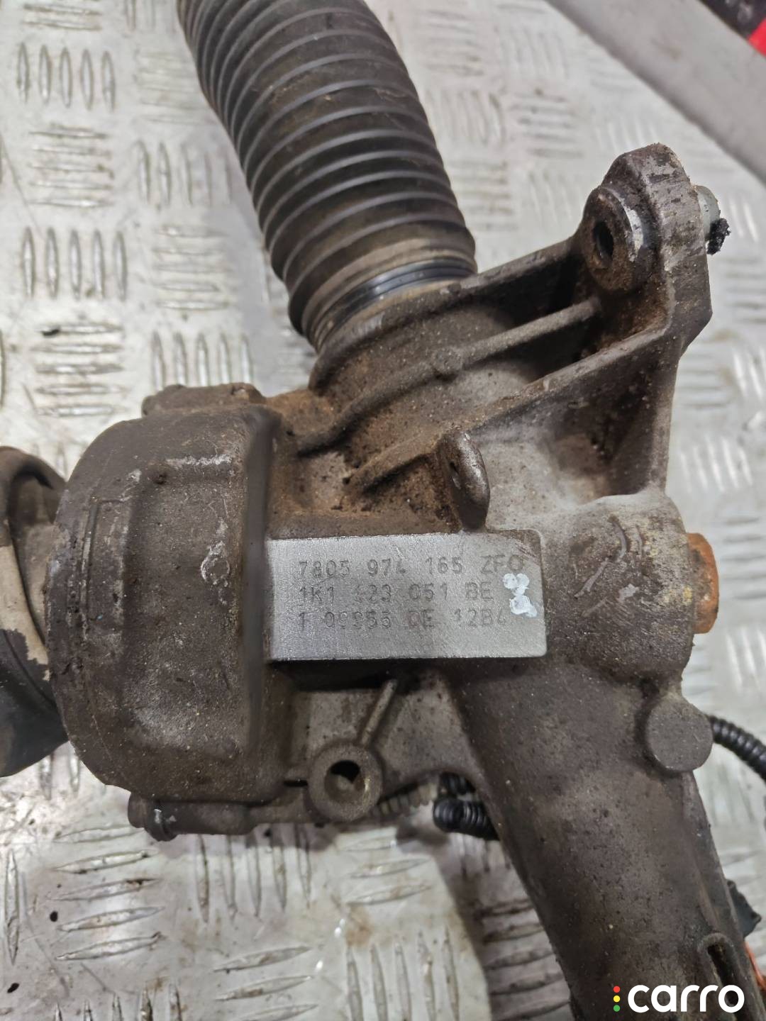 рулевая рейка Audi A3 8P 2003-2005, левый руль, 1K1423051BE, фото 4