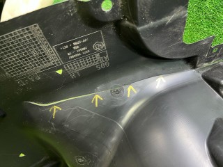 подкрылок передний левый, ориг. номер 7424907, 51717424907, BMW X5 G05 [рестайлинг] 2023-2026