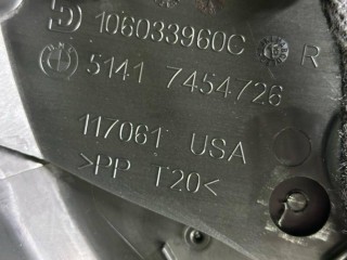 обшивка двери передней правой, ориг. номер 7454726, 51417454726, BMW X6 G06 [рестайлинг] 2019-2023