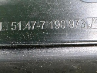 накладка внутренняя на порог задняя, ориг. номер 51477190974, 51477190973, 7190973, 7190974, BMW 7 F01/F02 2008-2012