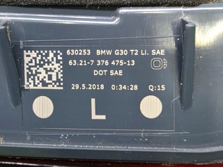 фонарь крышки багажника левый, ориг. номер 63217376475, 7376475, BMW M5 F90 2017-2020