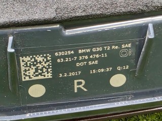 фонарь крышки багажника правый, ориг. номер 7376476, BMW 5 G30/G31 [рестайлинг] 2020-2023