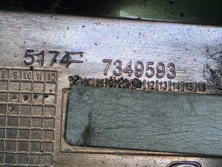 молдинг крыла переднего левого, ориг. номер 51747349593, 7349593, BMW 5 G30/G31 2016-2020