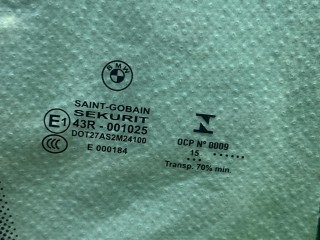 стекло двери передней правой, ориг. номер 7268728, 51337268728, BMW 4 F32/F33 2013-2017