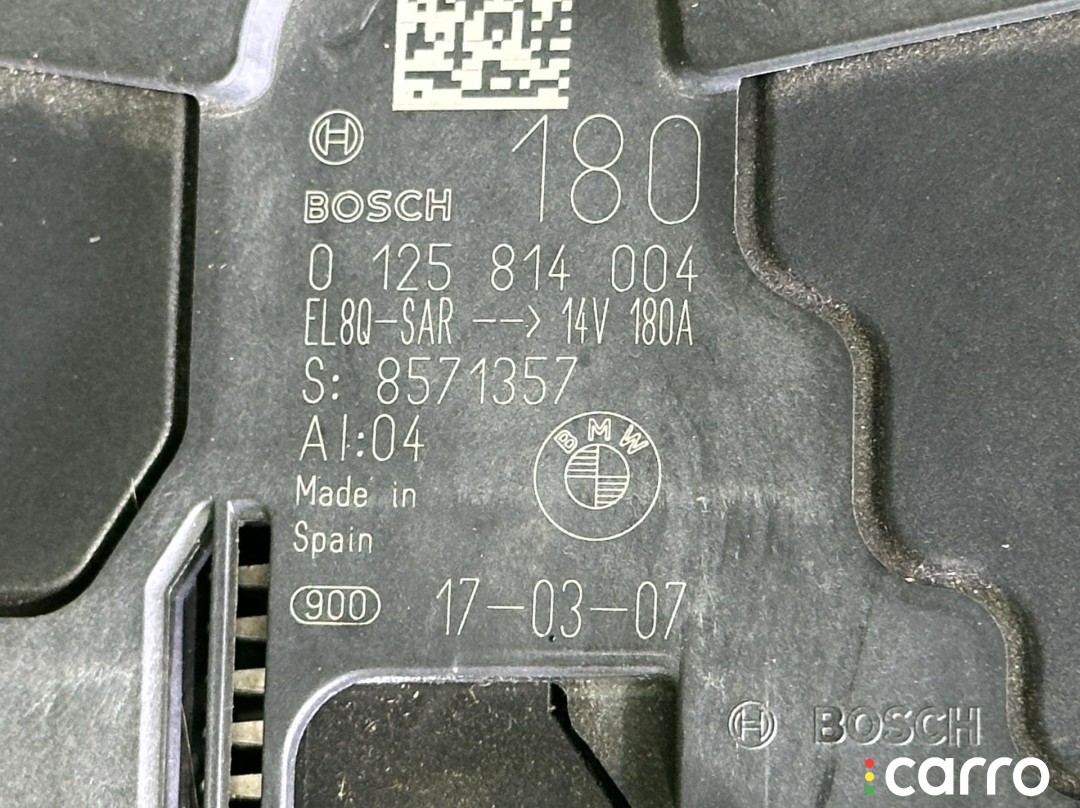 генератор BMW 5 G30/G31 2016-2020, N63 B44 C, 4.4 л, 8571357, фото 5
