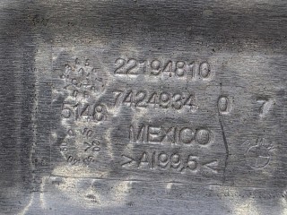 тепловой экран глушителя, ориг. номер 51487424934, 7424934, BMW X6 G06 [рестайлинг] 2023-2026