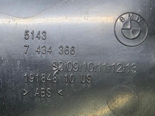 накладка внутренняя на порог передняя правая, ориг. номер 51437434366, 7434366, BMW X6 G06 [рестайлинг] 2023-2026
