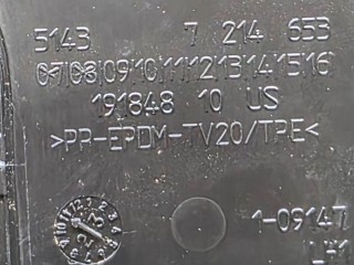 уплотнитель крыла левый, ориг. номер 7214653, 51437214653, BMW X5 G05 [рестайлинг] 2023-2026