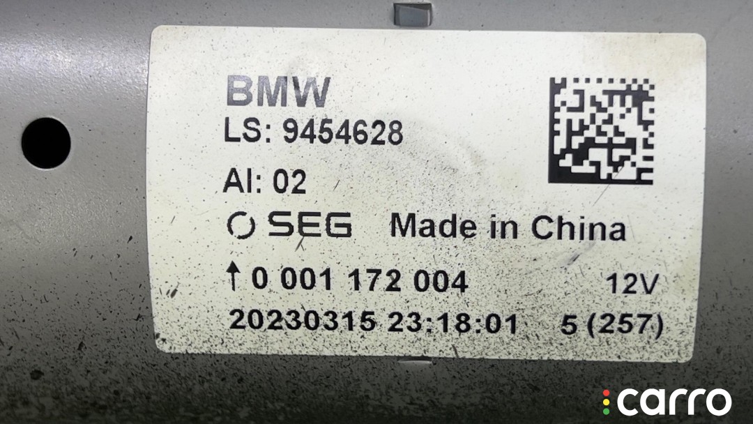 стартер BMW X7 G07 [рестайлинг] 2022-2026, B58B30P, 3.0 л, 9454628, фото 7