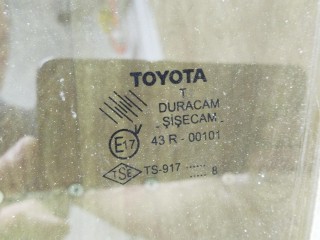 стекло двери задней левой, Toyota Corolla Verso 2 поколение AR10 2004-2007