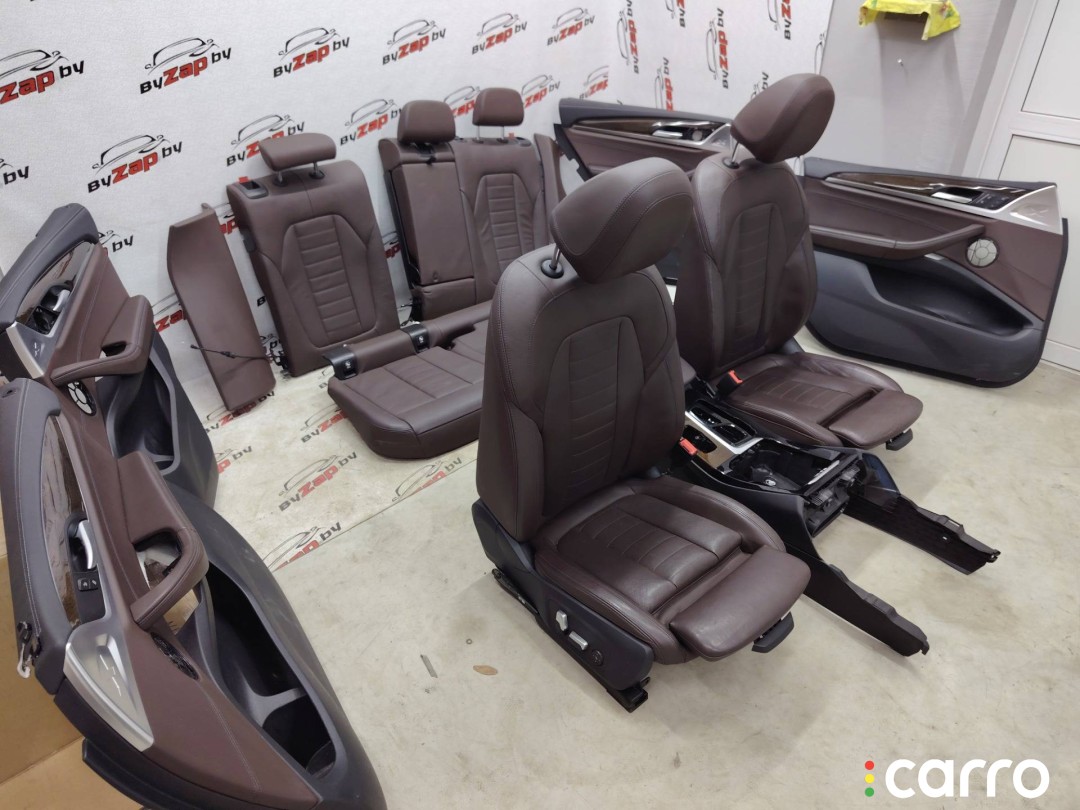 комплект сидений (салон) BMW X3 G01 2017-2021, левый руль, фото 24