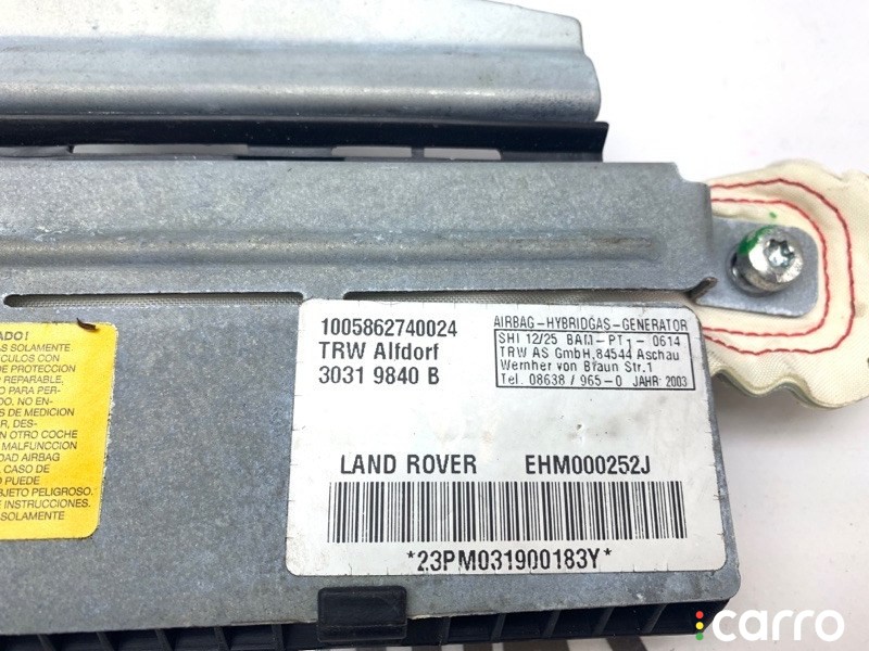 EHM000252 Подушка безопасности в двери Land Rover Range Rover L322 2003г. - фото №4