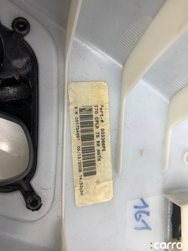 Обшивка стойки задняя правая BMW X5 E70 2006-2010, левый руль, 51438037366, фото 4