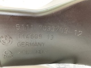 Воздуховод охлаждения тормозов передний левый, ориг. номер 51117033703, BMW 525i E61 2002-2007