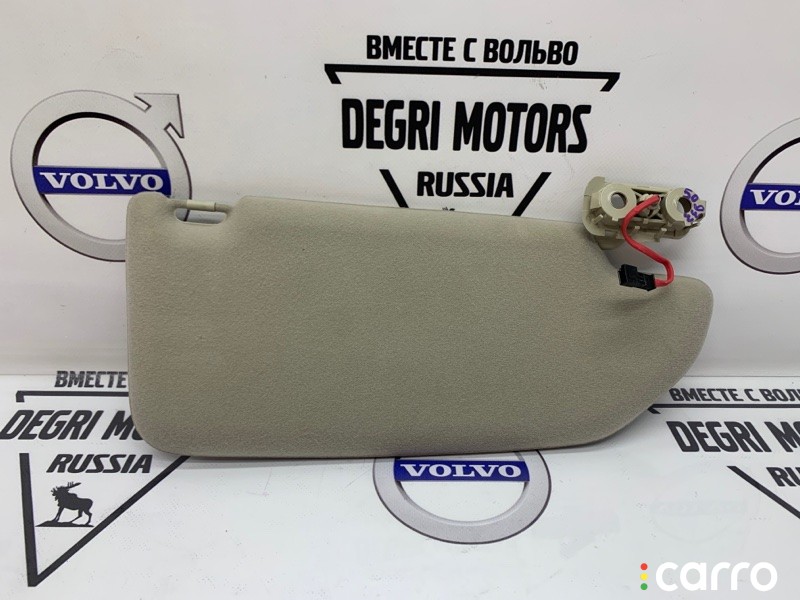 Козырек солнцезащитный левый Volvo S60 2004-2010, левый руль, 39985808, фото 2