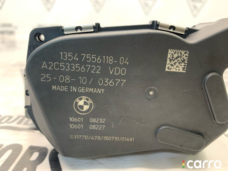 13547556118 Дроссельная заслонка BMW 523i F10 2010г. - фото №7